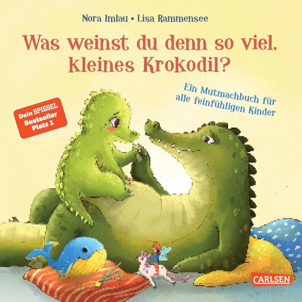 Was weinst du denn so viel, kleines Krokodil?: Ein Mutmachbuch für alle feinfühligen Kinder | Pappbilderbuch ab 2 Pappbilderbuch – 29. Juni 2023 1