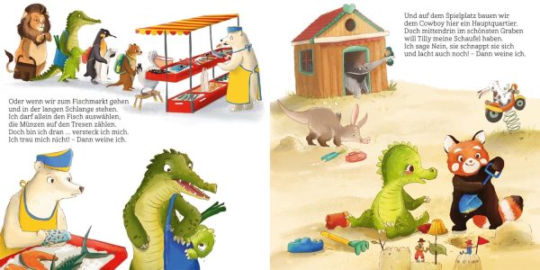 Was weinst du denn so viel, kleines Krokodil?: Ein Mutmachbuch für alle feinfühligen Kinder | Pappbilderbuch ab 2 Pappbilderbuch – 29. Juni 2023 5