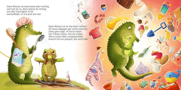 Was weinst du denn so viel, kleines Krokodil?: Ein Mutmachbuch für alle feinfühligen Kinder | Pappbilderbuch ab 2 Pappbilderbuch – 29. Juni 2023 8