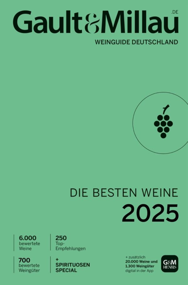 Gault&Millau Weinguide Deutschland – Die besten Weine 2025 Taschenbuch – 30. November 2024 1
