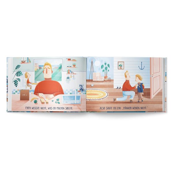 Männer weinen: Ein Bilderbuch für Väter, Söhne und empathische Menschen. Sensible Kinder stärken: klischee-freies Kinderbuch über Gefühle. Zum Vorlesen ab 3. Für Kita, Familie und Schulen. Gebundene Ausgabe – Bilderbuch, 27. Januar 2020 4