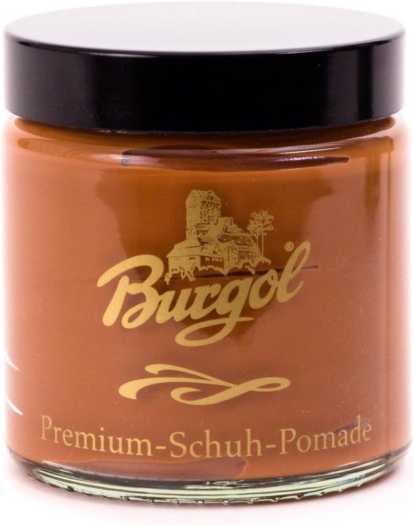 Burgol Premium-Schuh-Pomade Schuhcreme Cognac 1