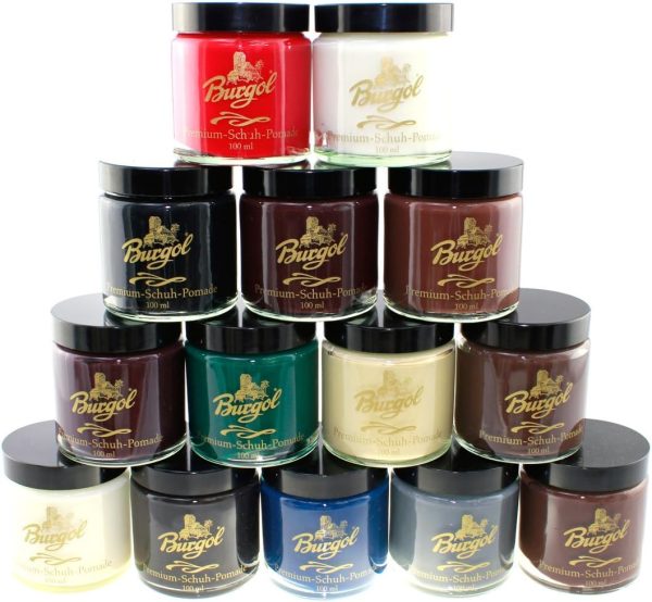 Burgol Premium-Schuh-Pomade Schuhcreme Cognac 2