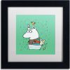 Carla Martell Kunstdruck Lost at Sea White matt, 27,9 x 27,9 cm, schwarzer Rahmen 14