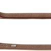 HUNTER PORTO Verstellbare Hundeführleine, Leder, nachhaltig, 1,5 x 200 cm, tabak/cognac 20