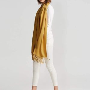 MaaMgic Schal Damen Warm Herbst Winter unifarben Baumwolle mit quasten/fransen, 40+ Farben Einfarbig Pashmina Schals und Tücher für abendkleid xl Stola Scarf Winterschal MEHRWEG 16