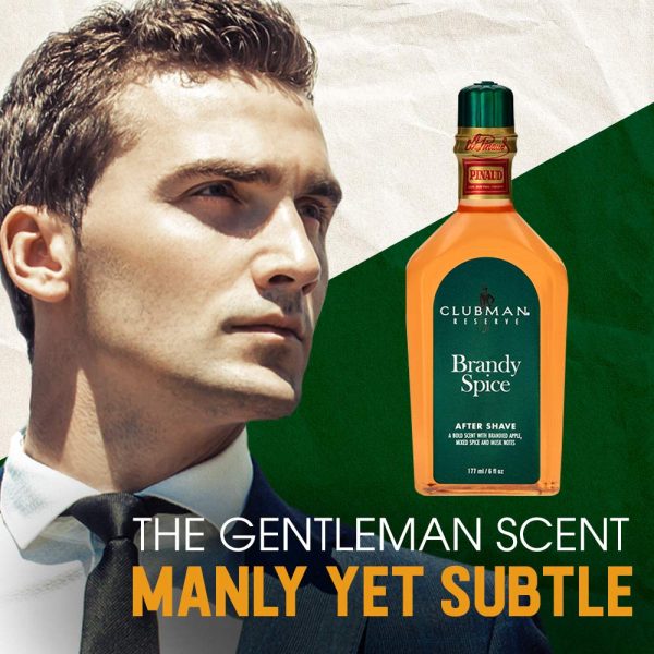 Pinaud Clubman Reserve Brandy Spice Aftershave, 177 g 2