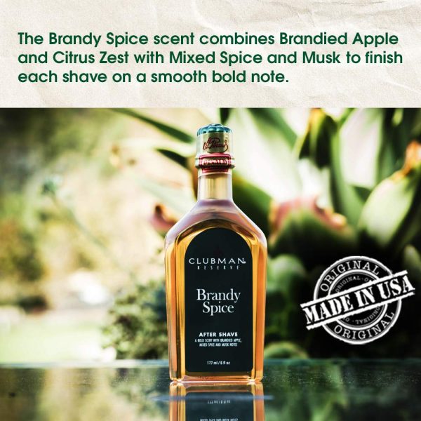 Pinaud Clubman Reserve Brandy Spice Aftershave, 177 g 3