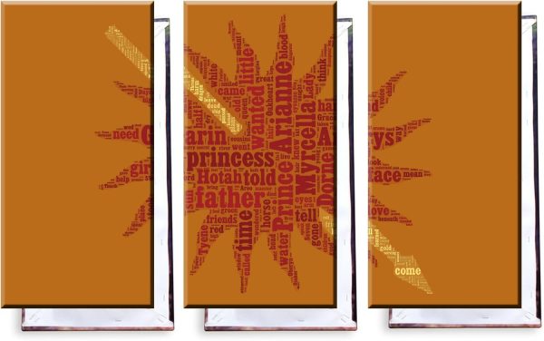 Unified Distribution Game of Thrones - Haus Martell - Dreiteiler (120x80 cm) - Bilder & Kunstdrucke fertig auf Leinwand aufgespannt und in erstklassiger Druckqualität 1