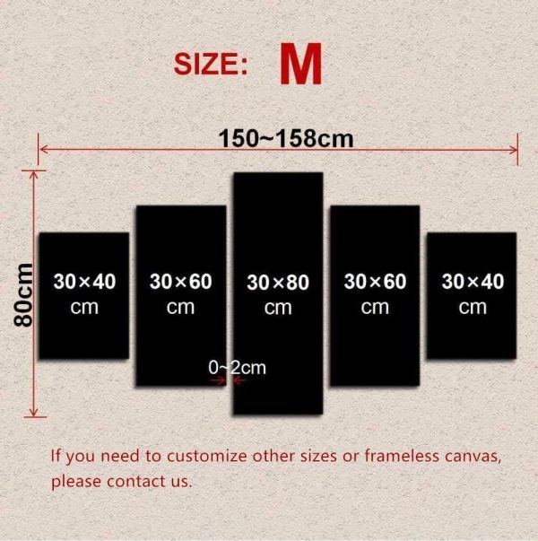 104Tdfc Leinwandbild 5 Teile Bilder Haus Martell 5 teilige Wandbilder Wandbilder Kunstdruck 150X80cm Mit Rahmen Vlies Leinwanddrucke Leinwandbilder Cadeau d'Halloween 2