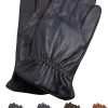 AKAROA ESTD 2019 Lederhandschuhe Herren TIM, Touchscreen Funktion, italienisches Leder, recyceltes Strickfutter aus 50% Kaschmir und 50% Wolle, 5 Größen S - XXL 23