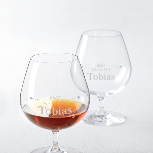 polar-effekt Leonardo Weinbrandglas mit Wunschmotiv graviert - Cognacglas Cognac und Brandy - 400 ml Nutzinhalt - Genießer - Restaurants und Partys 7