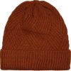 styleBREAKER Damen Strickmütze mit Rautenförmigem Rippmuster und breitem Umschlag, Feinstrick Mütze, Strick Beanie 04024192 10