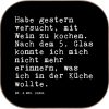 Mr. & Mrs. Panda Glasuntersetzer Habe gestern versucht, mit... - Geschenk, Kochen, Portwein, Untersetzer Holz, Wein, lustige Sprüche, Spruch, 26