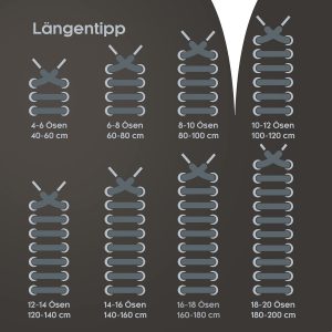 biped LACES 2 Paar runde Schnürsenkel aus Baumwolle ø 3,5 mm - reißfeste Qualitäts- Schuhbänder für Lederschuhe, Stiefel, Sneaker - für Freizeit und Sportschuhe - made in EU z2901(cognac,120 cm) 9