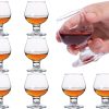 Soopiiso Cognacgläser，Maximale Kapazität: 50ml/5cl，Schnapsgläser Set von 8 netten Brandy Gläser/klare Schnapsgläser/Mini Brandy Glasses 16