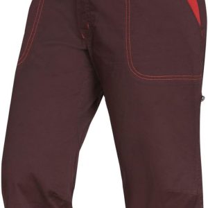Ocun M Jaws 3/4 Braun - Atmungsaktive elastische Herren Baumwoll 3/4 Kletterhose, Größe L - Farbe Brown Brandy 24