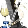 SilverRack Weinkühler Stab mit Ausgießer - Kühlstab für Weinflaschen aus Edelstahl - Wine Chiller Stick - Weinkühlstab Geschenkset - Weinstab Kühler mit Weinausgießer Set - Flaschenkühler 5