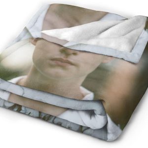 LOUJIN Decke Jaeden Schauspieler Martell superweiches Flanell-Fleece, leichte Überwurfdecke, Klimaanlagendecke, Couch, Sofa, Schlafzimmer, für Kinder und Erwachsene, 150 cm x 125 cm 12