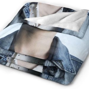 LOUJIN Decke Jaeden Schauspieler Martell superweiches Flanell-Fleece, leichte Überwurfdecke, Klimaanlagendecke, Couch, Sofa, Schlafzimmer, für Kinder und Erwachsene, 150 cm x 125 cm 12