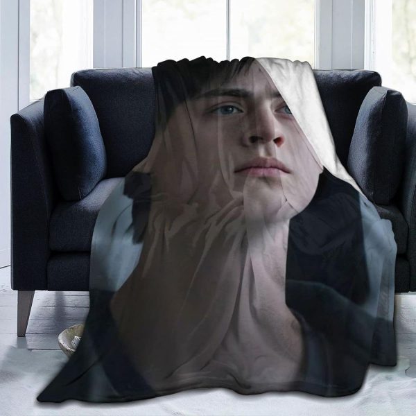 LOUJIN Decke Jaeden Schauspieler Martell superweiches Flanell-Fleece, leichte Überwurfdecke, Klimaanlagendecke, Couch, Sofa, Schlafzimmer, für Kinder und Erwachsene, 150 cm x 125 cm 1