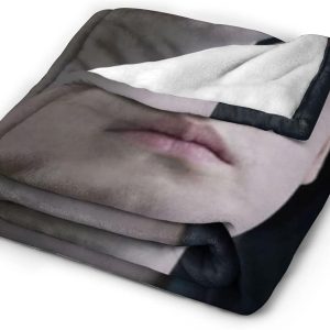 LOUJIN Decke Jaeden Schauspieler Martell superweiches Flanell-Fleece, leichte Überwurfdecke, Klimaanlagendecke, Couch, Sofa, Schlafzimmer, für Kinder und Erwachsene, 150 cm x 125 cm 12