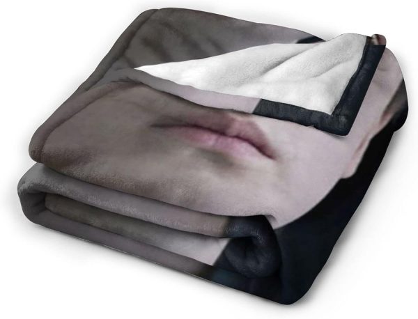 LOUJIN Decke Jaeden Schauspieler Martell superweiches Flanell-Fleece, leichte Überwurfdecke, Klimaanlagendecke, Couch, Sofa, Schlafzimmer, für Kinder und Erwachsene, 150 cm x 125 cm 5