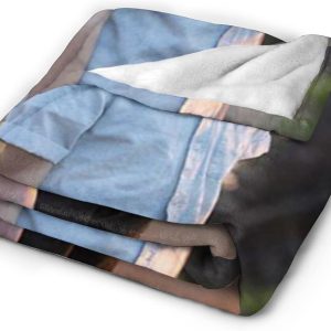 LOUJIN Decke Jaeden Schauspieler Martell superweiches Flanell-Fleece, leichte Überwurfdecke, Klimaanlagendecke, Couch, Sofa, Schlafzimmer, für Kinder und Erwachsene, 150 cm x 125 cm 12