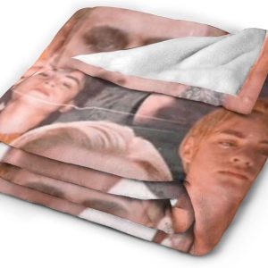 LOUJIN Decke Jaeden Schauspieler Martell superweiches Flanell-Fleece, leichte Überwurfdecke, Klimaanlagendecke, Couch, Sofa, Schlafzimmer, für Kinder und Erwachsene, 150 cm x 125 cm 12
