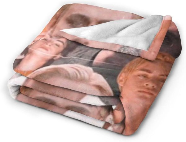 LOUJIN Decke Jaeden Schauspieler Martell superweiches Flanell-Fleece, leichte Überwurfdecke, Klimaanlagendecke, Couch, Sofa, Schlafzimmer, für Kinder und Erwachsene, 150 cm x 125 cm 5