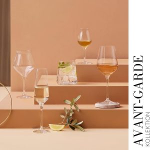 Krosno Brandy Cognac Snifter Gläser Rum Verkostung Geschenk-Set | Set von 4 | 110 ML | AVANTE GARDE Kollektion | | Perfekt für Zuhause, Restaurants und Küche Set | Spülmaschinenfest Whiskey Glas 13