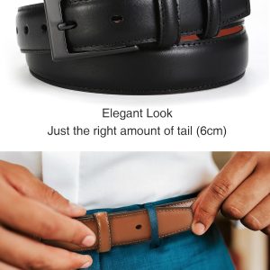 CHAOREN Ledergürtel Herren, Gürtel Herren Leder 30mm für Business und formelle Anlässe, Anzuggürtel Herren perfekter Begleiter zu Männer Businessschuhe 11