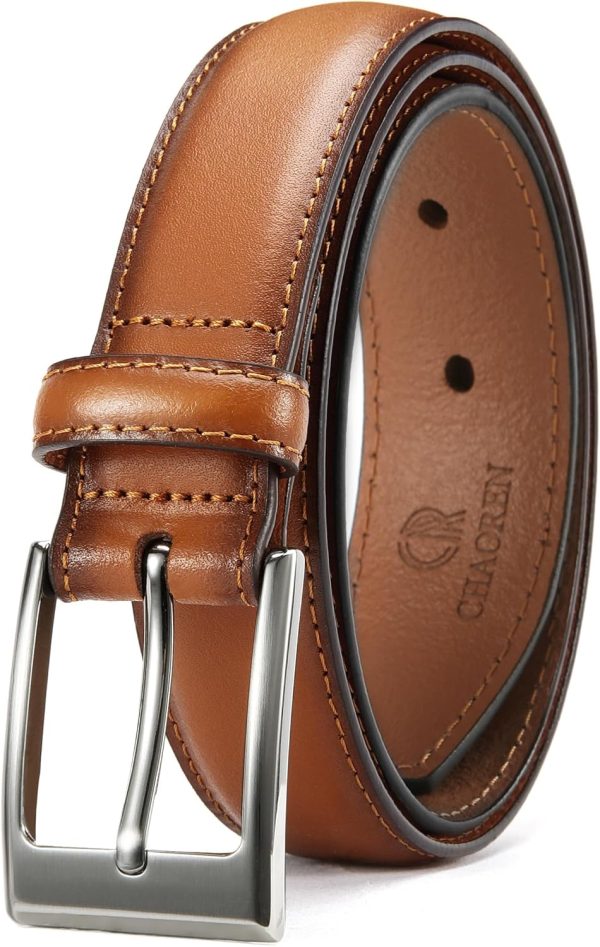 CHAOREN Ledergürtel Herren, Gürtel Herren Leder 30mm für Business und formelle Anlässe, Anzuggürtel Herren perfekter Begleiter zu Männer Businessschuhe 1