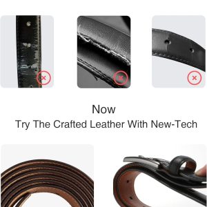 CHAOREN Ledergürtel Herren, Gürtel Herren Leder 30mm für Business und formelle Anlässe, Anzuggürtel Herren perfekter Begleiter zu Männer Businessschuhe 12