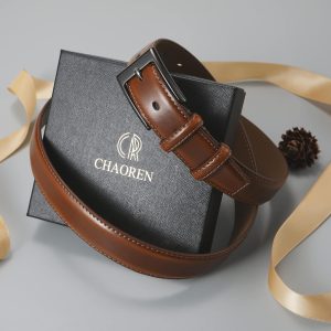 CHAOREN Ledergürtel Herren, Gürtel Herren Leder 30mm für Business und formelle Anlässe, Anzuggürtel Herren perfekter Begleiter zu Männer Businessschuhe 15