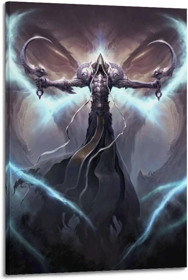 VZRSQZK Game Diablo Martell Poster, dekoratives Gemälde, Leinwand, Wandposter und Kunstdruck, modernes Familienschlafzimmer-Dekor-Poster, 60 x 90 cm 1
