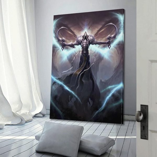 VZRSQZK Game Diablo Martell Poster, dekoratives Gemälde, Leinwand, Wandposter und Kunstdruck, modernes Familienschlafzimmer-Dekor-Poster, 60 x 90 cm 3