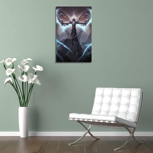 VZRSQZK Game Diablo Martell Poster, dekoratives Gemälde, Leinwand, Wandposter und Kunstdruck, modernes Familienschlafzimmer-Dekor-Poster, 60 x 90 cm 5