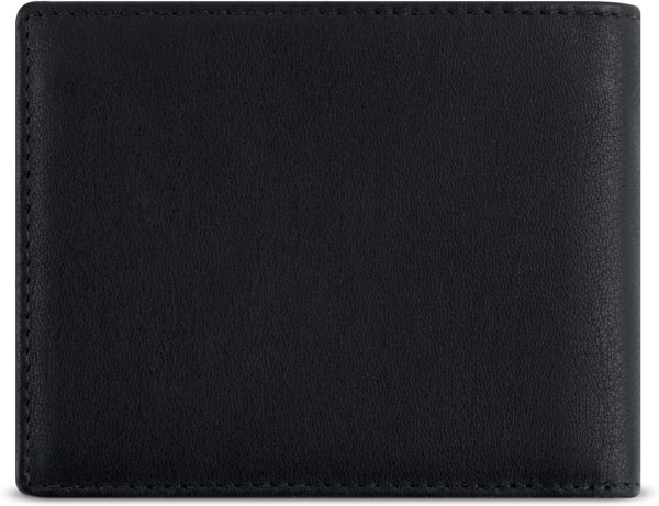 bugatti Lima Mini Geldbörse für Herren aus Leder, kleines Portemonnaie Querformat, Braun 3