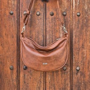Zwei Damen Handtasche Mademoiselle.M M70 Moon-Bag 4 Liter Trend-Tasche in Halbmond-Form vielseitig als Bauchtasche Crossbody-Bag Abendtasche Umhängetasche zu tragen 18