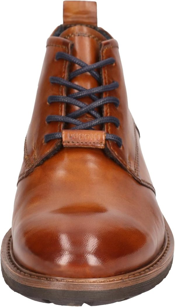 bugatti Herren Elegante Stiefel aus Leder mit bequemer Innensohle für hohen Tragekomfort 2