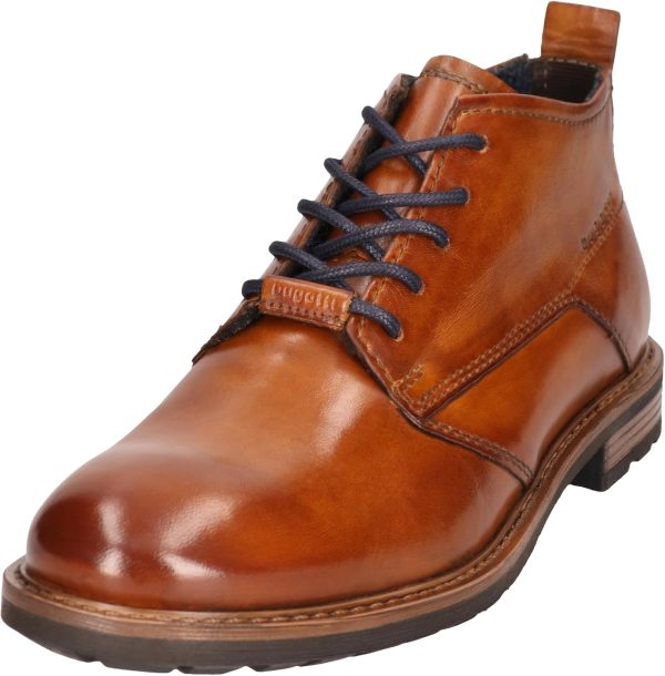 bugatti Herren Elegante Stiefel aus Leder mit bequemer Innensohle für hohen Tragekomfort 5