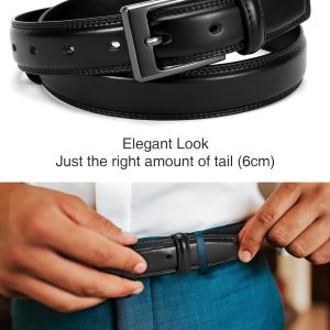 CHAOREN Ledergürtel Herren, Gürtel Herren Leder 30mm für Business und formelle Anlässe, Anzuggürtel Herren perfekter Begleiter zu Männer Businessschuhe 9