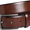 FENIX NEW YORK Gürtel Herren in verschiedenen Farben, Größe 80 cm bis 125 cm, nickelfreie Schnalle 35 mm breit, nachhaltiger, kürzbarer & verstellbarer Herrengürtel, perfekt für Anzug & Jeans 20