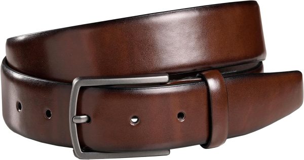 FENIX NEW YORK Gürtel Herren in verschiedenen Farben, Größe 80 cm bis 125 cm, nickelfreie Schnalle 35 mm breit, nachhaltiger, kürzbarer & verstellbarer Herrengürtel, perfekt für Anzug & Jeans 1