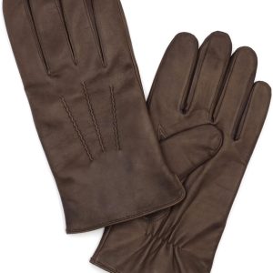Harssidanzar Herren Lederhandschuhe Handschuhe Herren Leder Komfort Kaschmir Gefüttert GMEU006 13