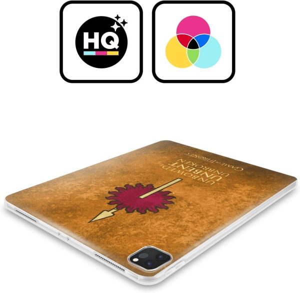 Head Case Designs Offizielle HBO Game of Thrones Martell Dark Distressed Look Sigils Soft Gel Handyhülle Hülle kompatibel mit Apple iPad Pro 11 M4 2024 2