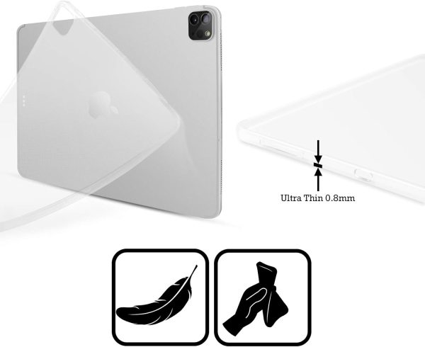 Head Case Designs Offizielle HBO Game of Thrones Martell Dark Distressed Look Sigils Soft Gel Handyhülle Hülle kompatibel mit Apple iPad Pro 11 M4 2024 3