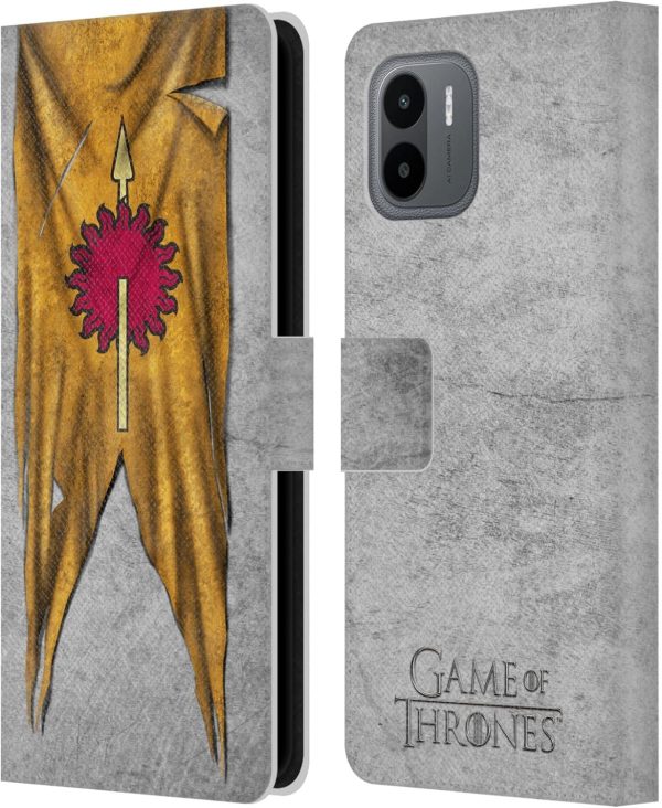 Head Case Designs Offizielle HBO Game of Thrones Martell Sigil Flags Leder Brieftaschen Handyhülle Hülle Huelle kompatibel mit Xiaomi Redmi A2 1
